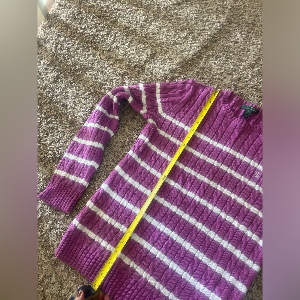 Women’s Small Ralph Lauren Cable Knit Sweater - Picture 3 of 4
